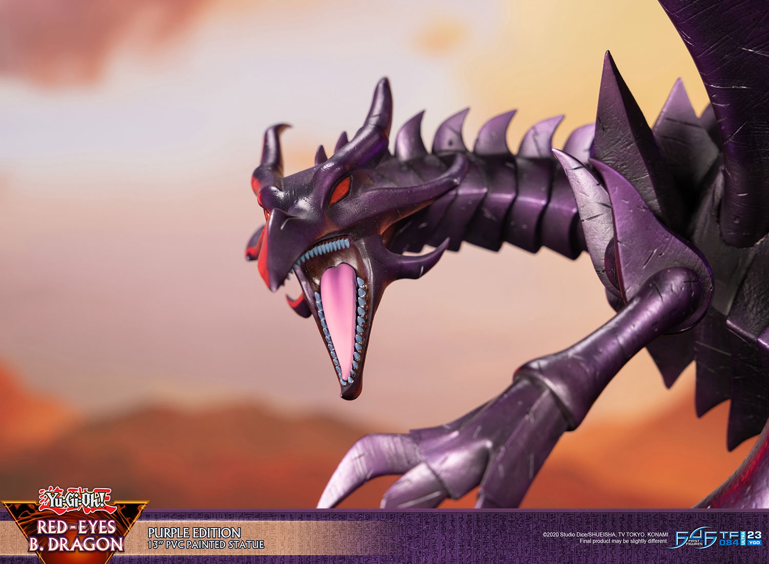 Yu-Gi-Oh! - Red-Eyes Black Dragon Figure (Purple Edition